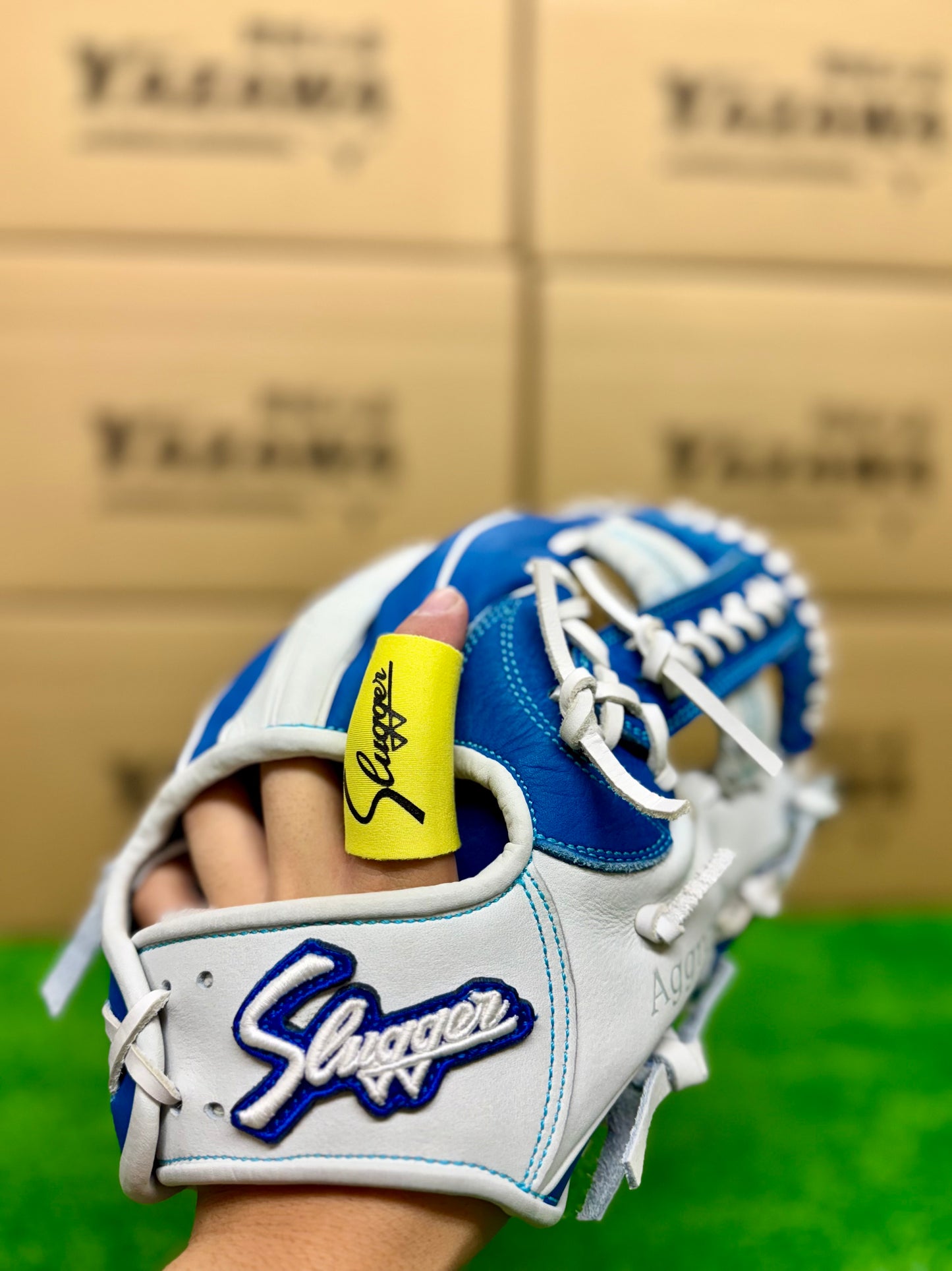 久保田スラッガー　限定フィンガーサポーター　LT20-F1（イエロー）