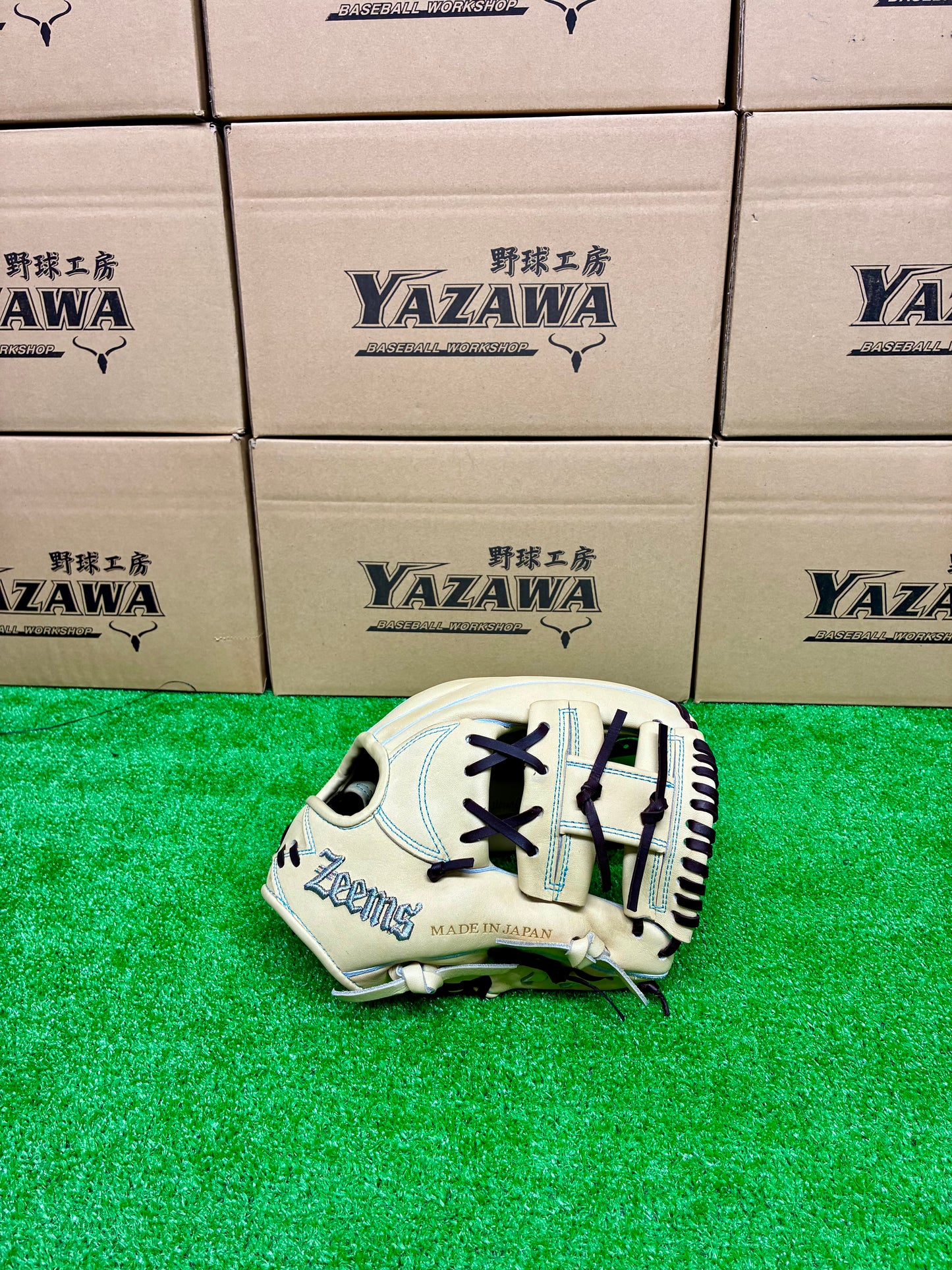 Zeems　限定少年軟式用　20CJN5　中型　キャメルブラウン