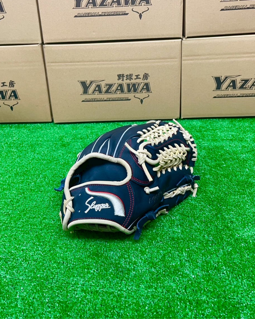 久保田スラッガー 限定軟式M00【型付け済み】限定直刺繍ラベル