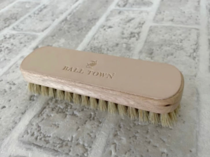 ピッグブラシ【ヌメ革】【磨き上げ用】