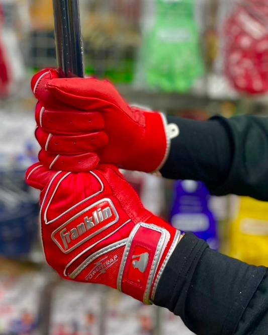 Franklin　バッティング手袋POWERSTRAP CHROME レッド