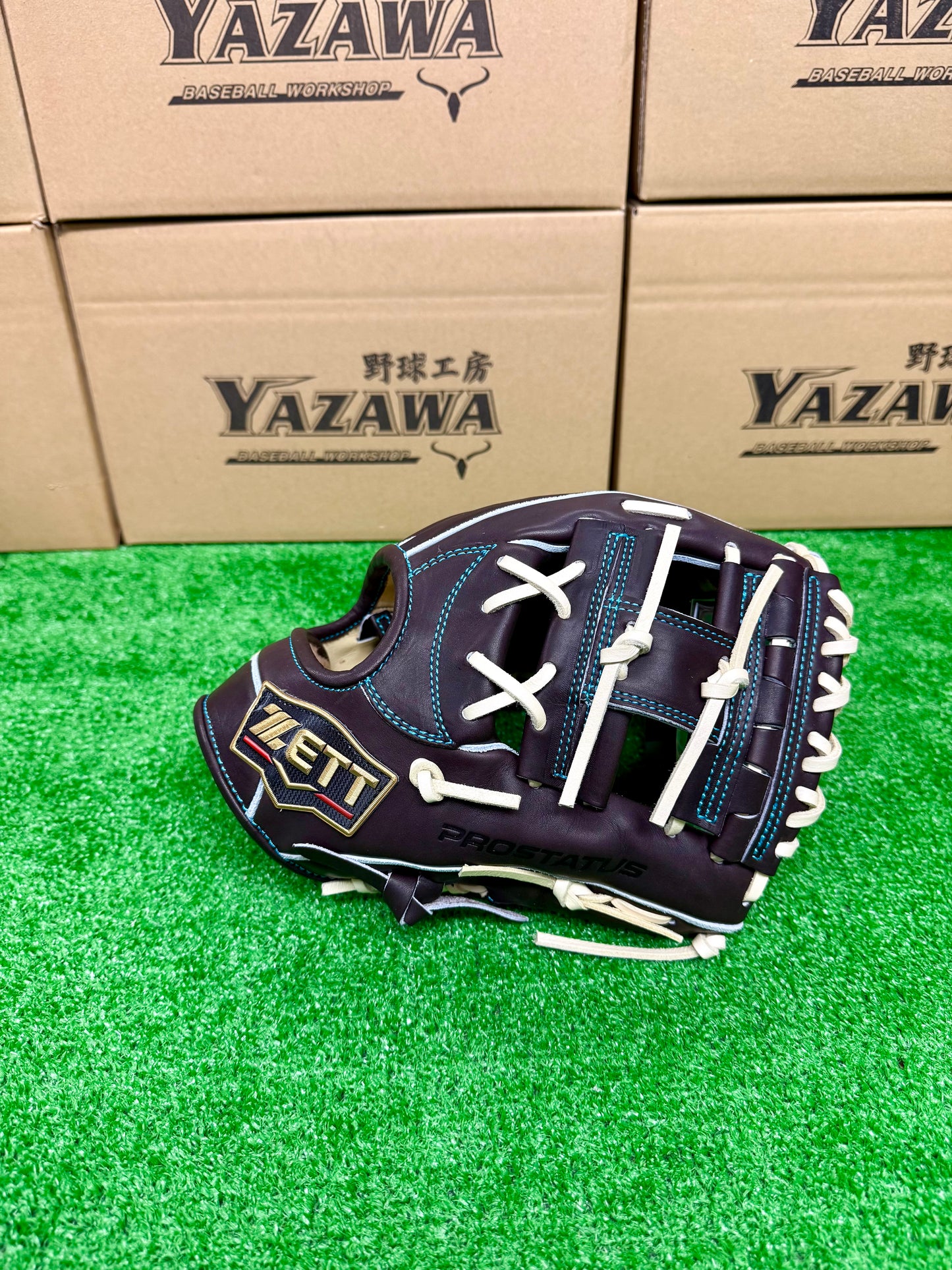ZETT 限定硬式内野手用グラブ　BPROG565SG　ブラウン×パステルブラウン