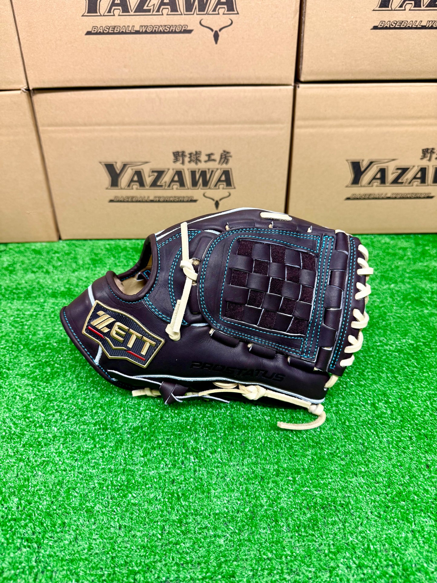 ZETT　硬式内野手用グラブ　BPROG564SG　ブラウン×パステルブラウン