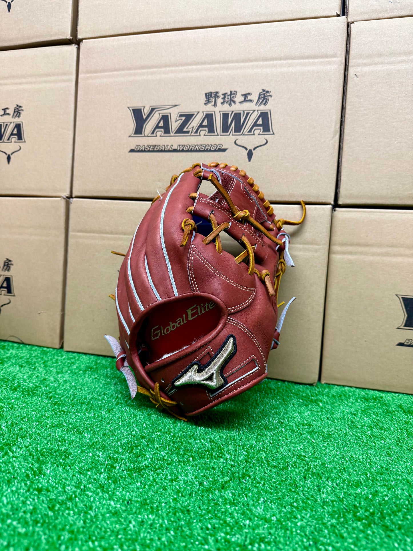 ミズノ　硬式内野手用グラブ　1AJGH30203　ローズブラウン（ショート、セカンド対応）