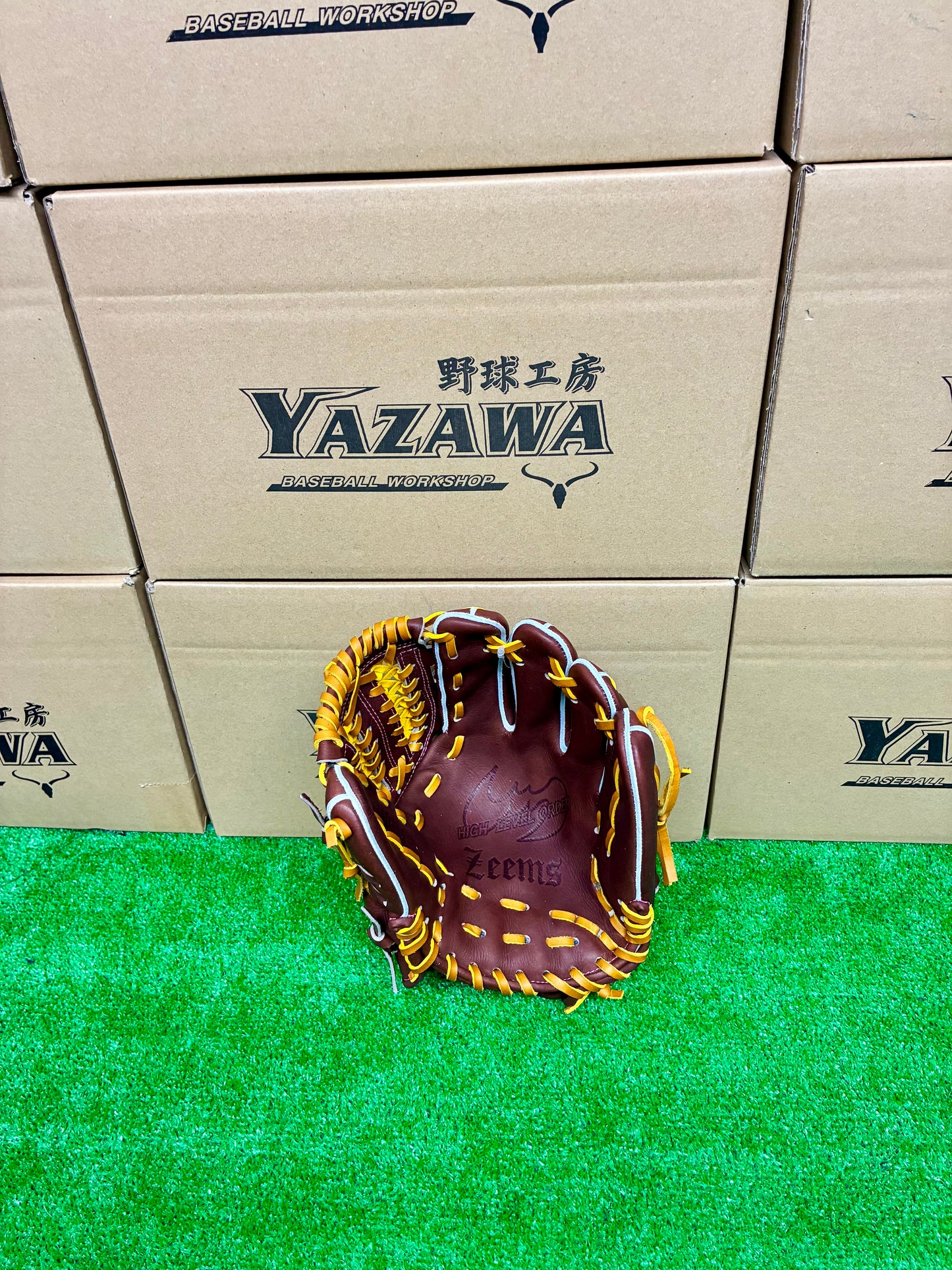 Zeems　限定少年軟式用　16DJN5　大型　チョコ×タン