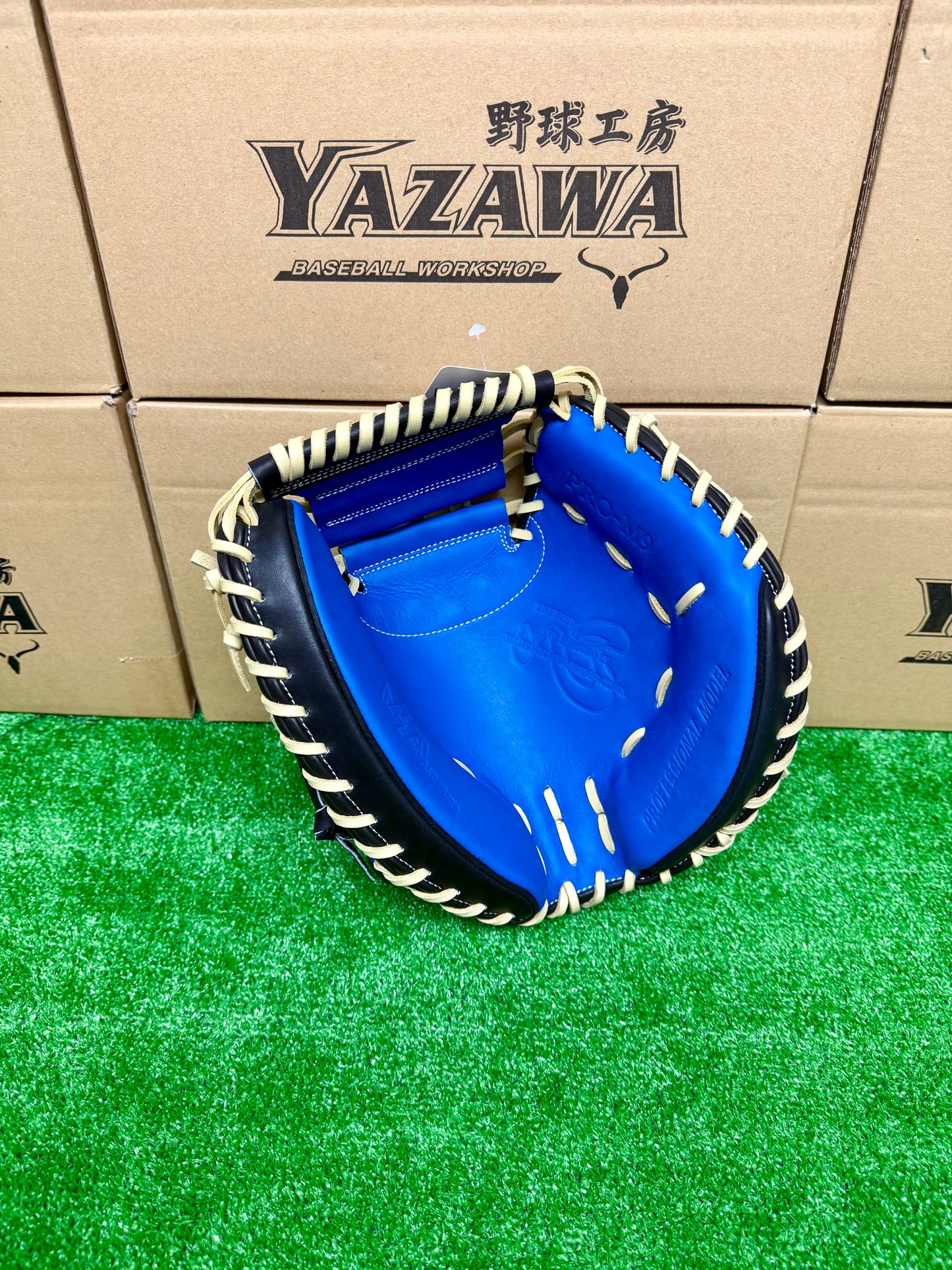ハタケヤマ　限定軟式キャッチャーミット　2026 PRO-M9 C　ブルー×ブラック