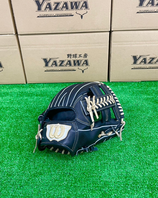 Wilson硬式内野手用D5型ブラック【型付け済み】
