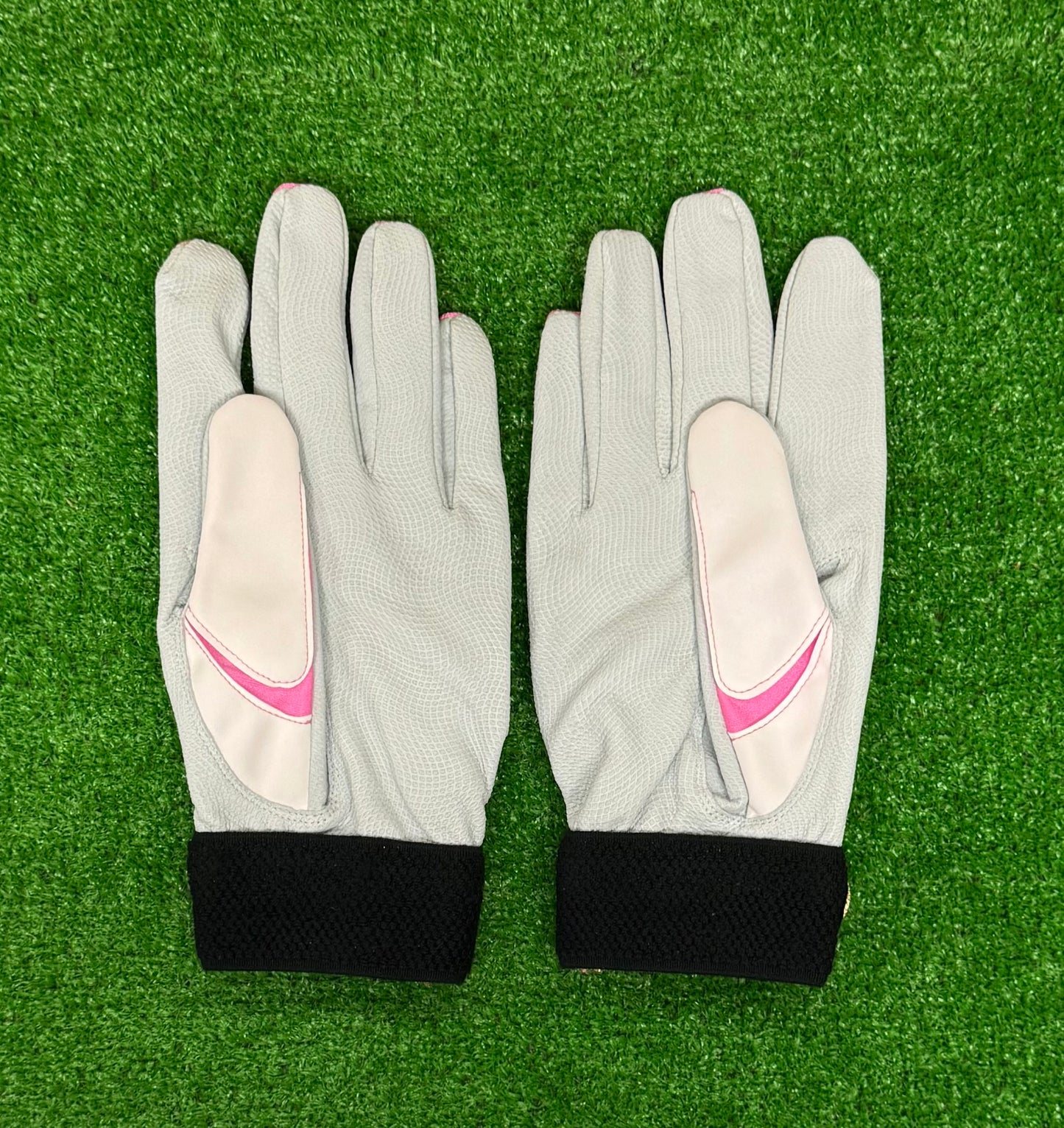 久保田スラッガー　バッティング用手袋　S-707K（ホワイト×ピンク×ゴールド）23～27㎝