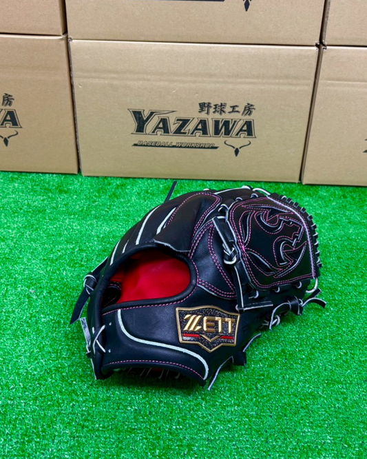 ZETT  硬式投手用店舗別注グラブ　296型 　ブラック