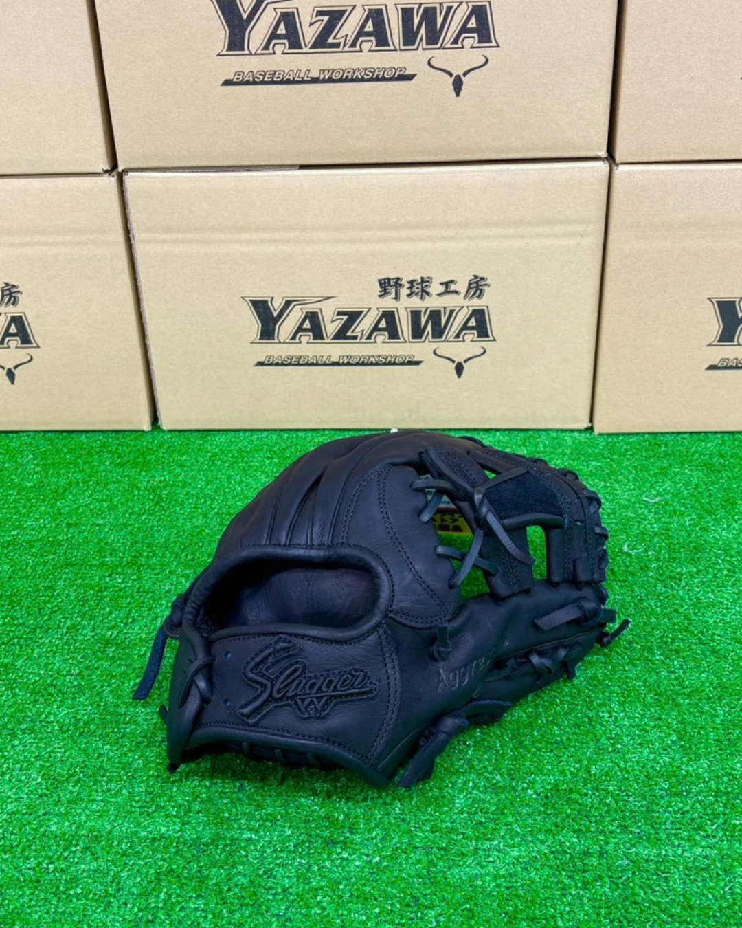久保田スラッガー　軟式店舗別注グラブ【型付け済み】KSN-DS1  ブラック
