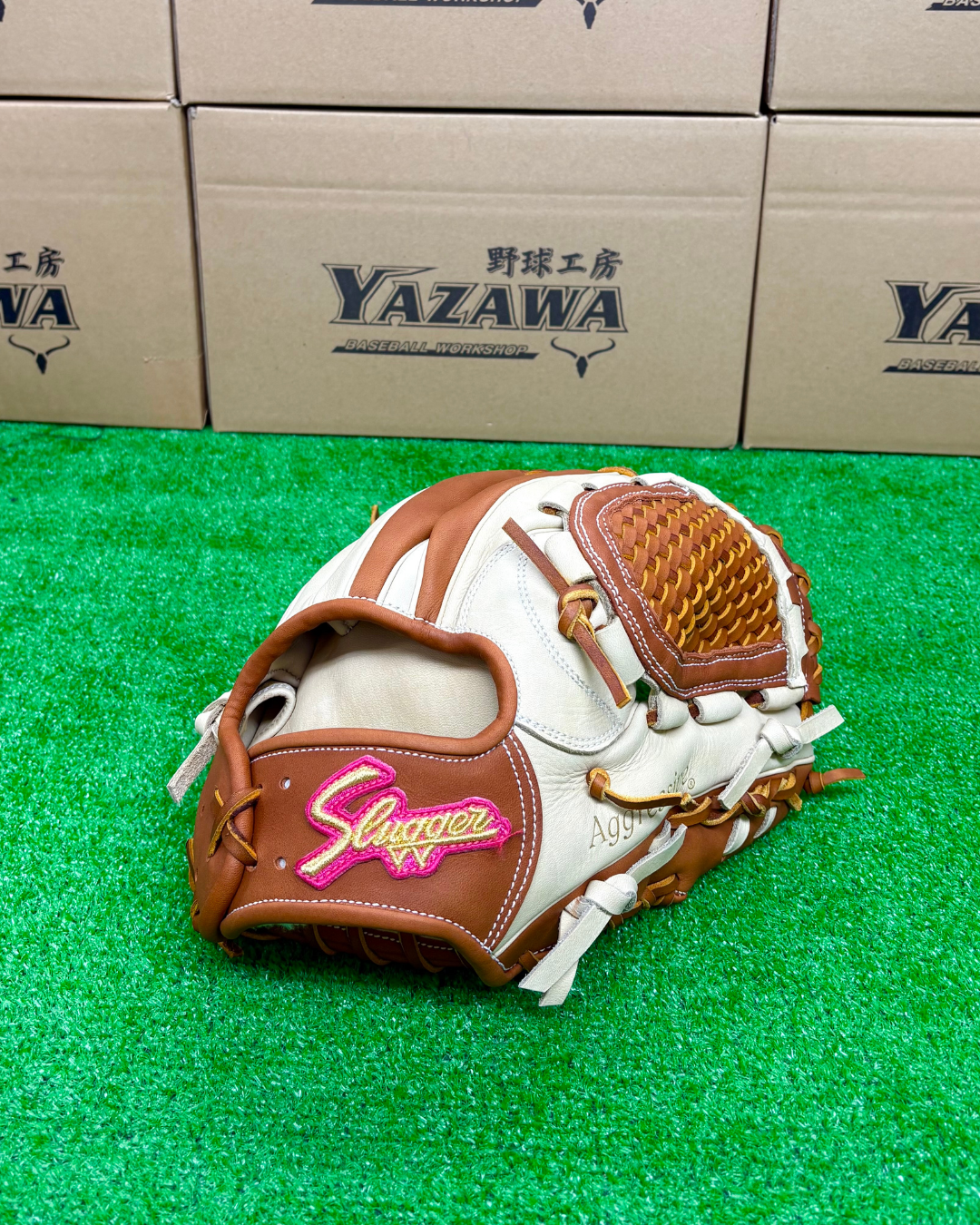 久保田スラッガー　軟式店舗別注グラブM00　ウッド×トレンチ【型付け済み】