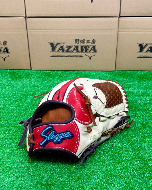 久保田スラッガー　軟式店舗別注グラブBR2　トレンチ×GRオレンジ【型付け済み】