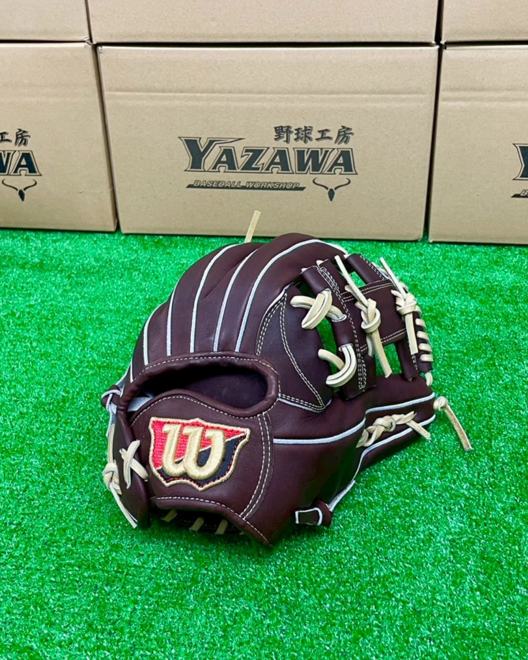 Wilson硬式内野手用1723型Dブラウン【型付け済み】