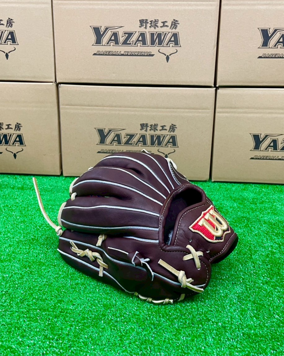 Wilson硬式内野手用1723型Dブラウン【型付け済み】