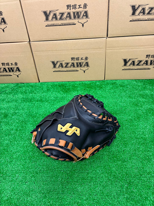 ハタケヤマ　軟式キャッチャーミット　2025PRO-M8F　ブラック×ブラウン　