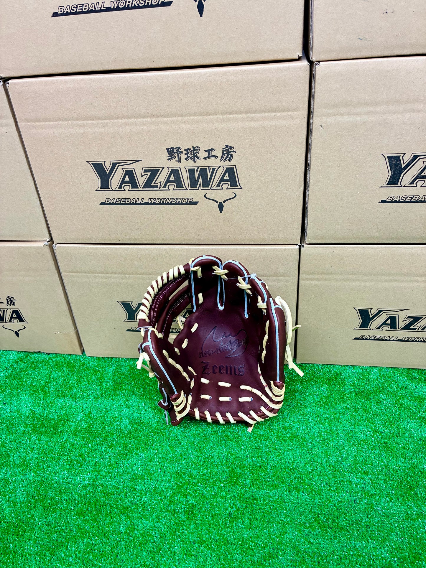 Zeems　限定少年軟式用　20DJN5　大型　チョコ×キャメルブラウン