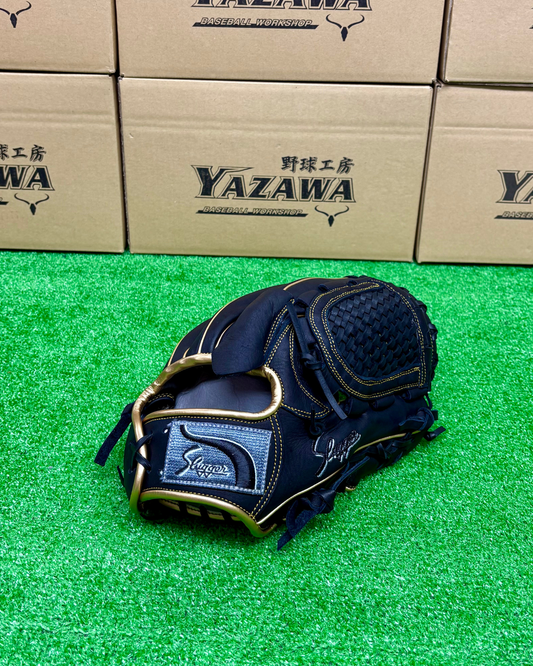 久保田スラッガー　店舗別注【型付け済み】軟式投手用グラブKSN-MP18　ブラック