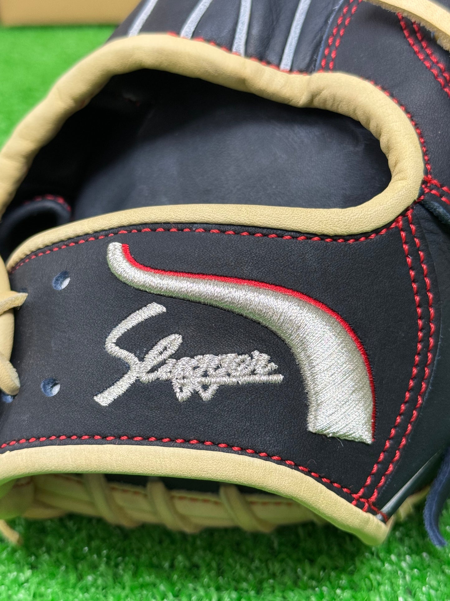 久保田スラッガー 限定軟式M00【型付け済み】限定直刺繍ラベル