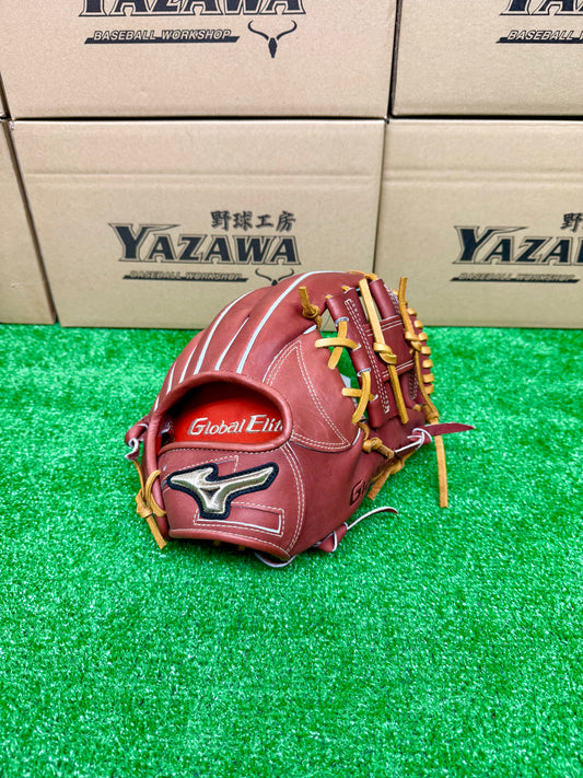 ミズノ　硬式内野手用グラブ　1AJGH30213　ローズブラウン　（ショート、セカンド対応）