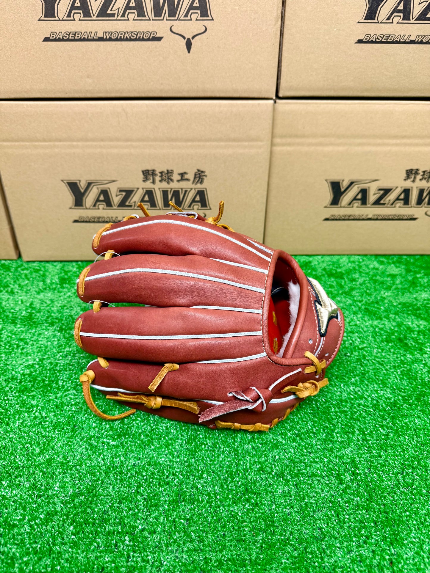 ミズノ　硬式内野手用グラブ　1AJGH30213　ローズブラウン　（ショート、セカンド対応）