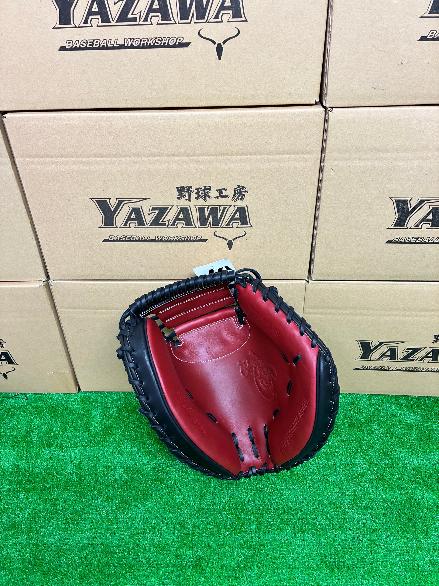 ハタケヤマ　限定軟式キャッチャーミット　2026 PRO-M8A　エンジ×ブラック