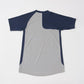 [ニューバランス] 大谷翔平着用モデル　ベースボール アンダーシャツ 半袖Tシャツ (MT41704Ｒ 41704R) アシンメトリ　ショートスリーブ　（ネイビー）