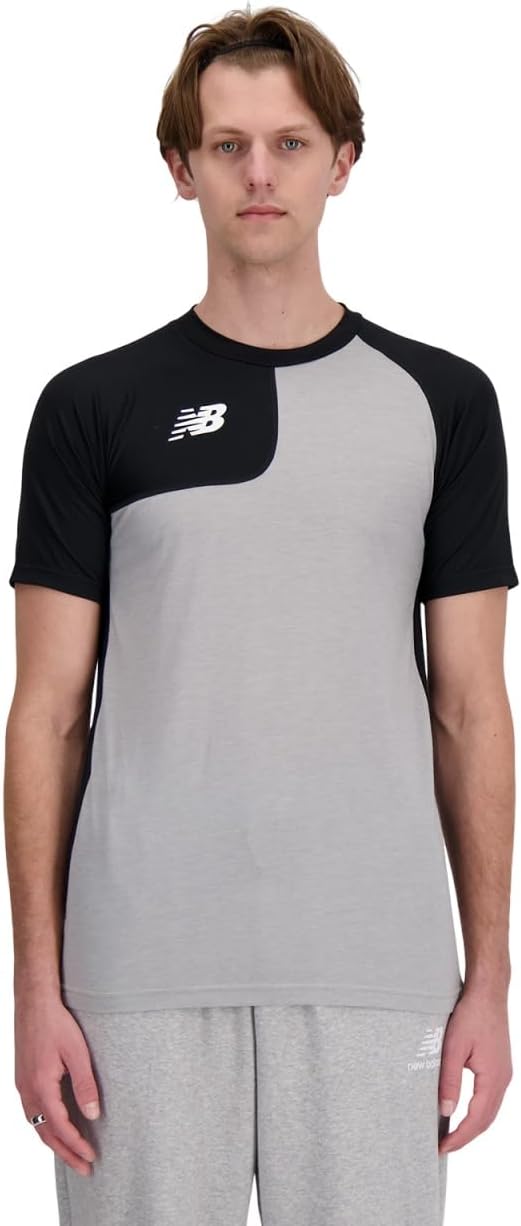 [ニューバランス] 大谷翔平着用モデル　ベースボール アンダーシャツ 半袖Tシャツ (MT41704L 41704R) アシンメトリ　ショートスリーブ　（ブラック）