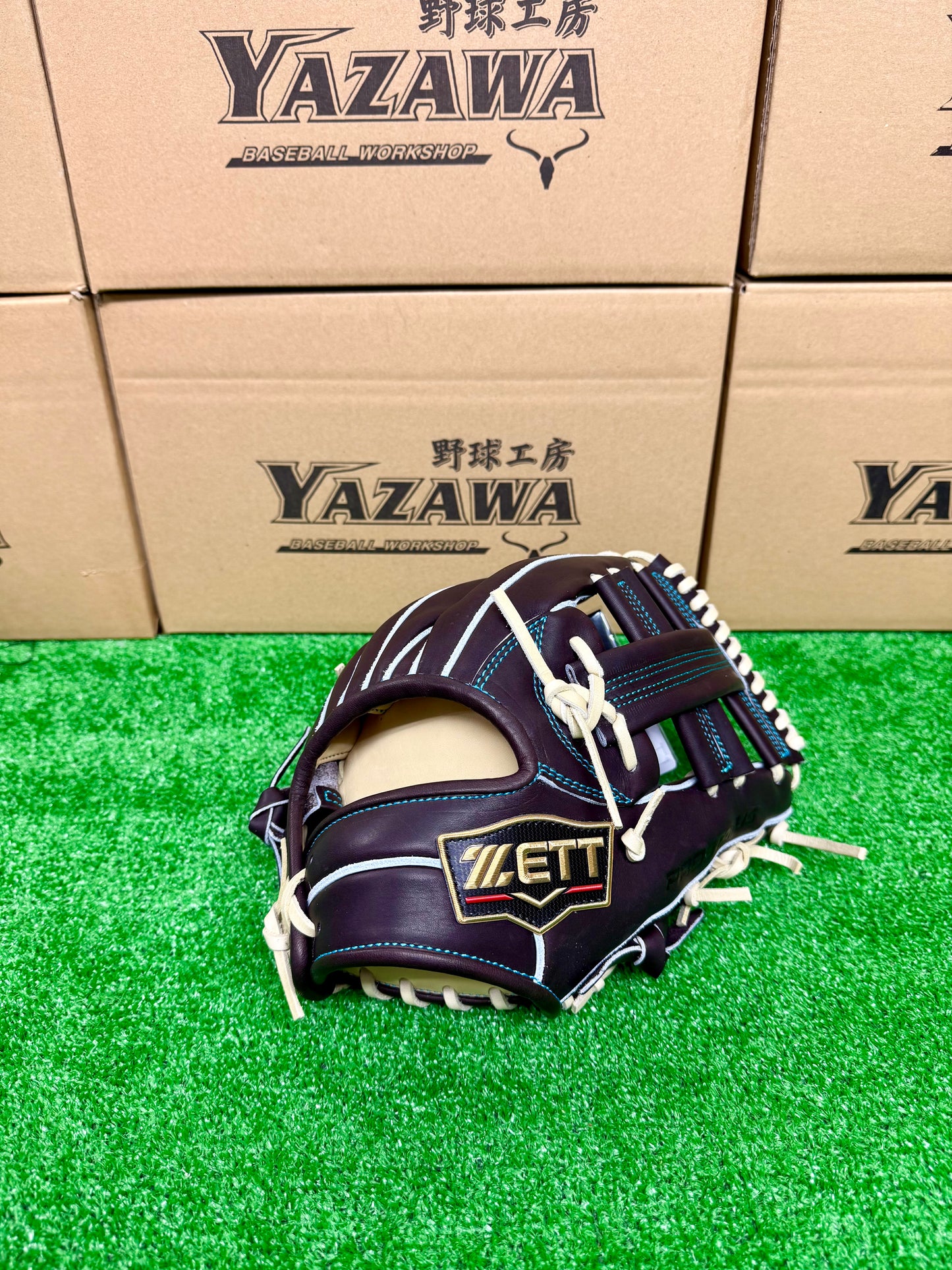 ZETT　限定硬式内野手用グラブ　BPROG265SG ブラウン×パステルブラウン