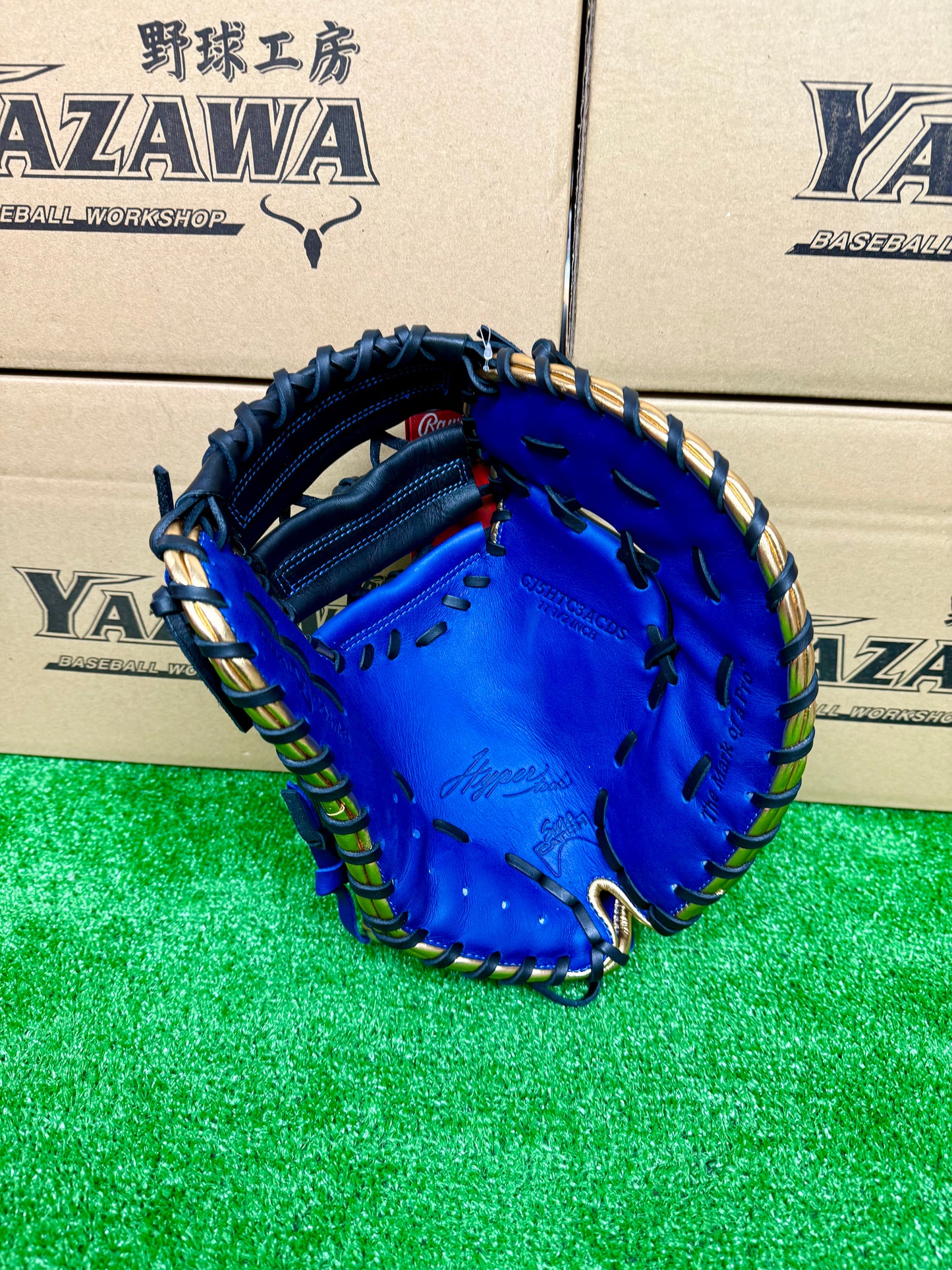 ローリングス　少年軟式ファーストミット　GJ5HTC3ACDS　ロイヤルブルー×ブラック
