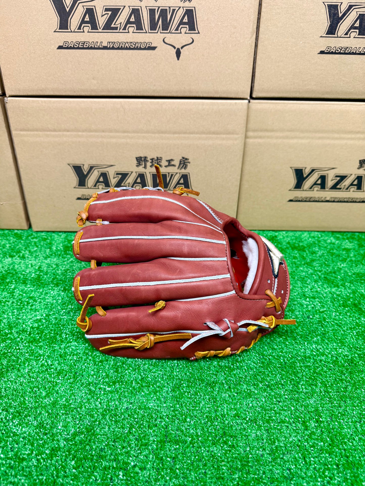 ミズノ　硬式内野手用グラブ　1AJGH30203　ローズブラウン（ショート、セカンド対応）