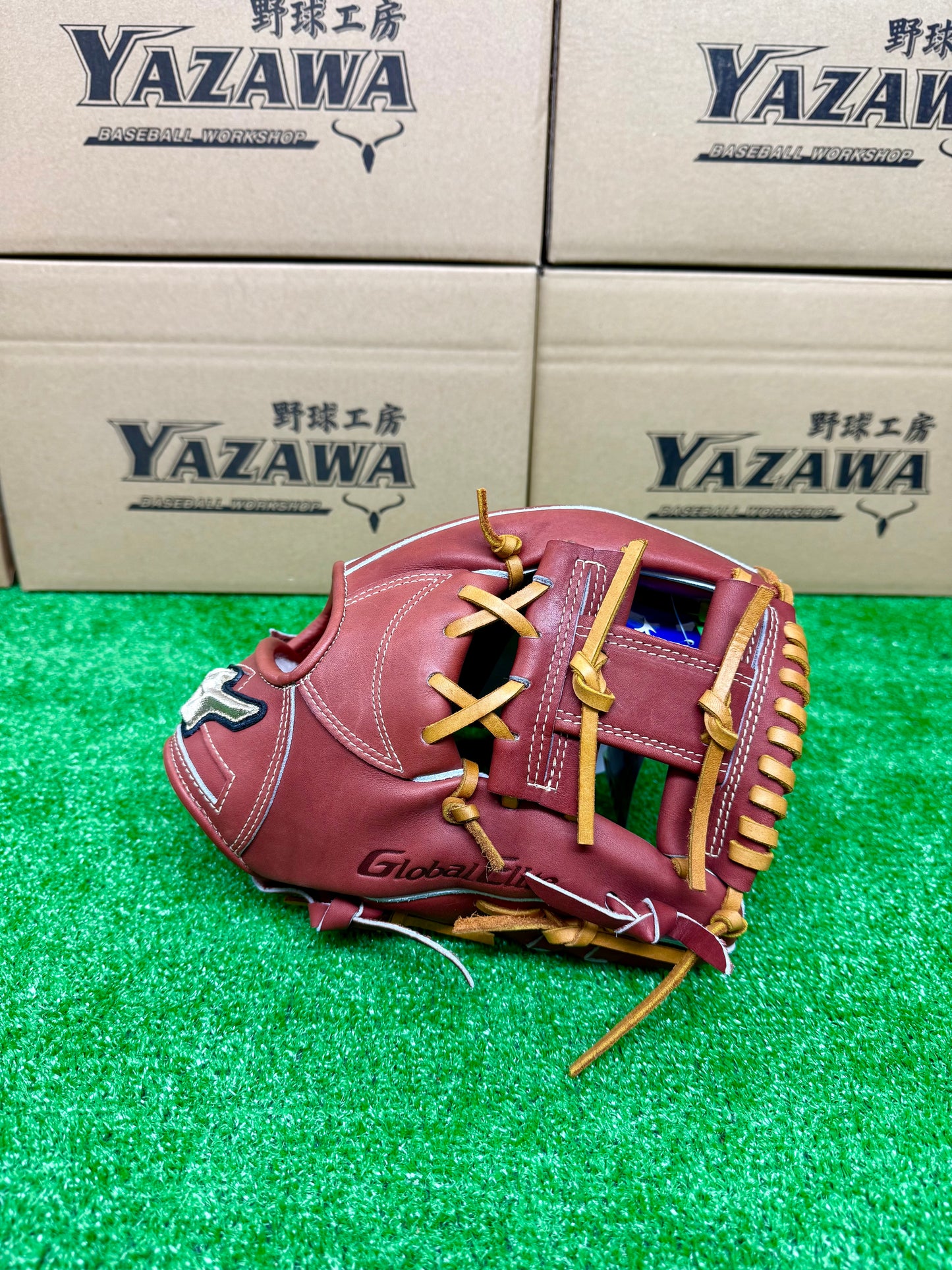 ミズノ　硬式内野手用グラブ　1AJGH30213　ローズブラウン　（ショート、セカンド対応）