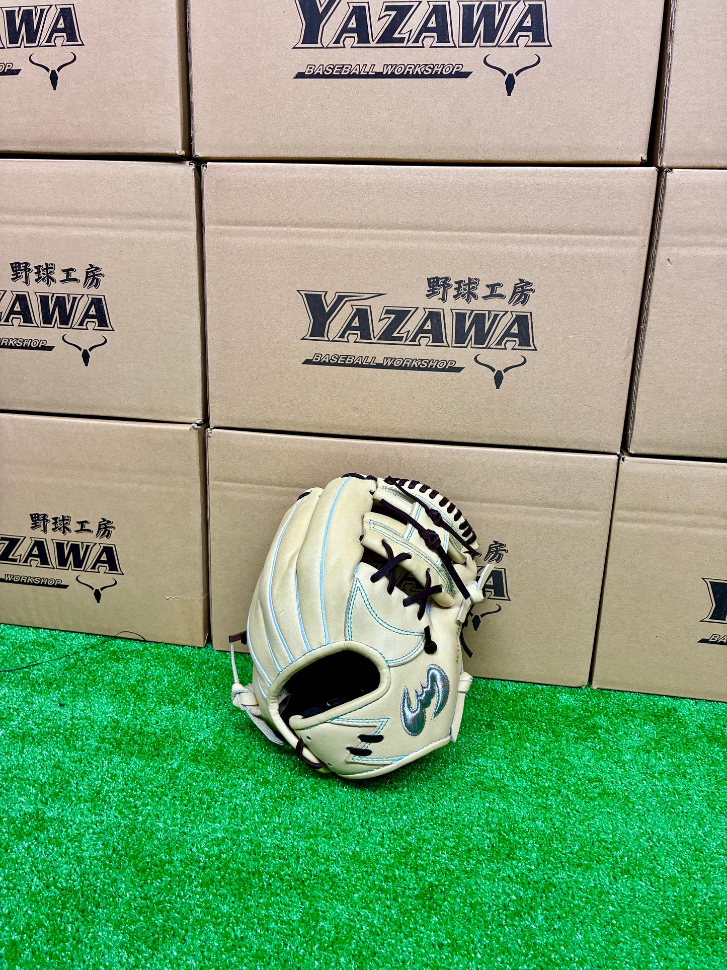 Zeems　限定少年軟式用　20CJN5　中型　キャメルブラウン 　コウモリロゴ