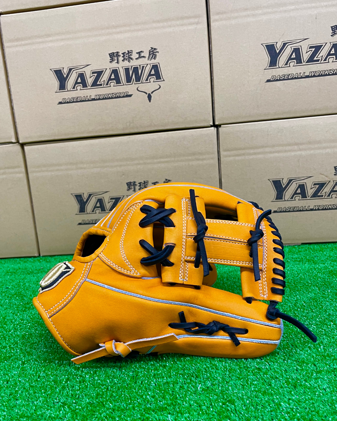 Wilson 硬式内野手用87型Wオレンジ【型付け済み】