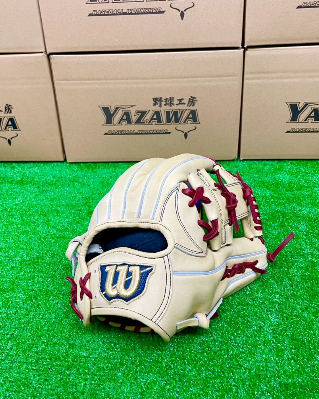 Wilson硬式内野手用 1723型 ブロンド【型付け済み】