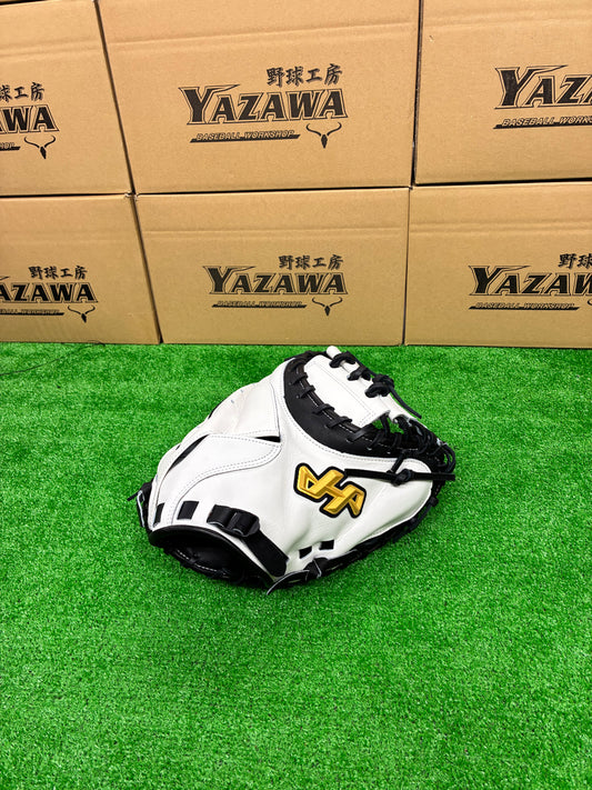 ハタケヤマ　限定軟式キャッチャーミット　2026 PRO-M8 E　ホワイト×ブラック