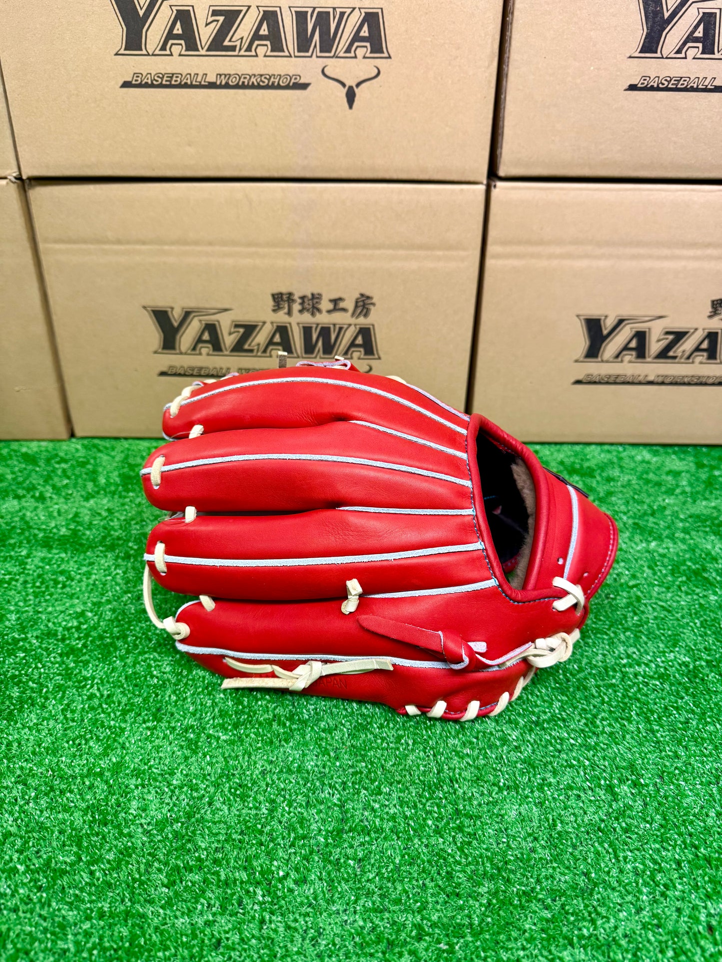 ZETT 限定硬式内野手用グラブ　BPROG765SG　ディープオレンジ×パステルブラウン