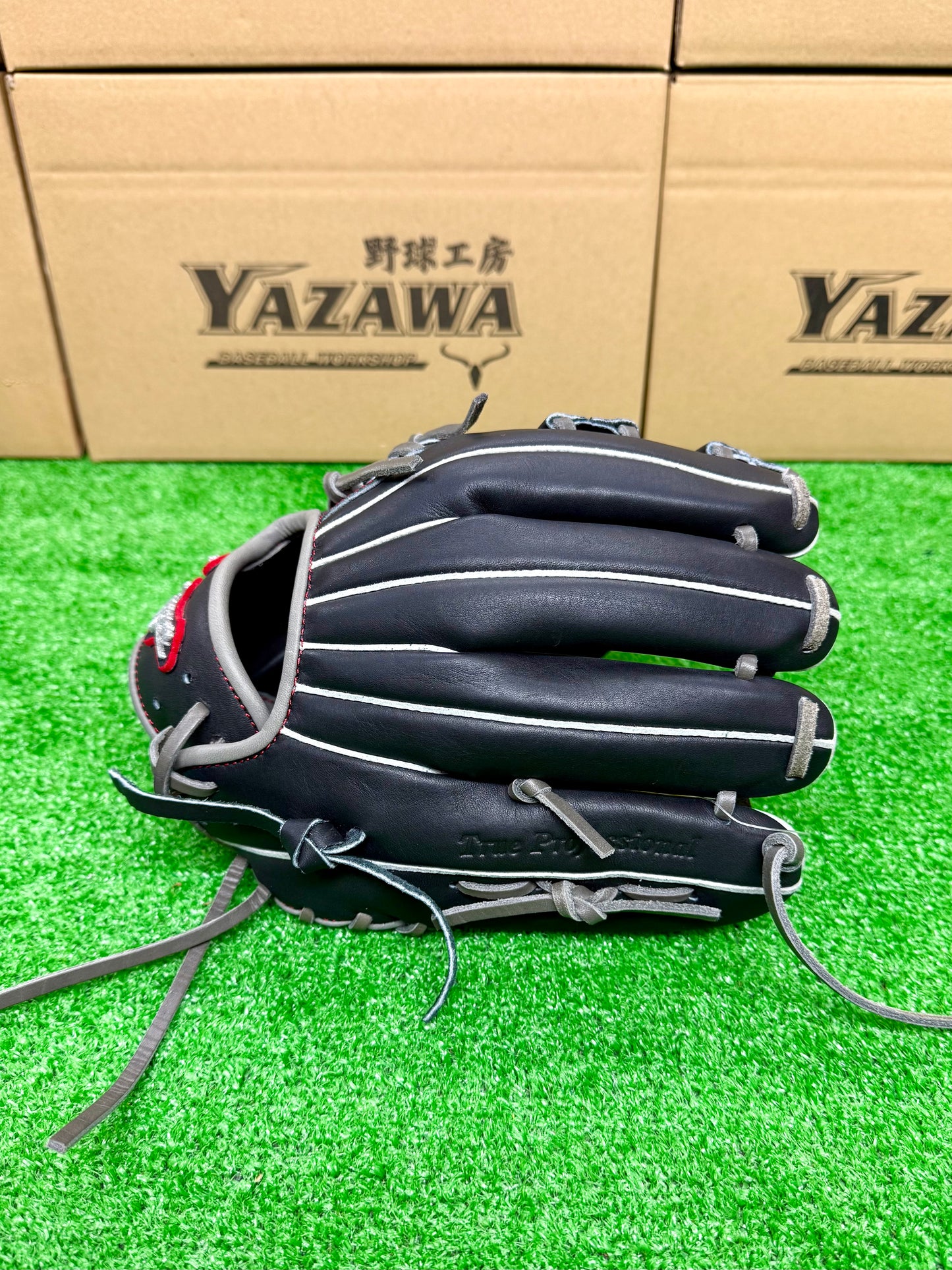 久保田スラッガー　限定少年軟式用グラブ　KSN-J6X　ブラック×グレー　左投げ用