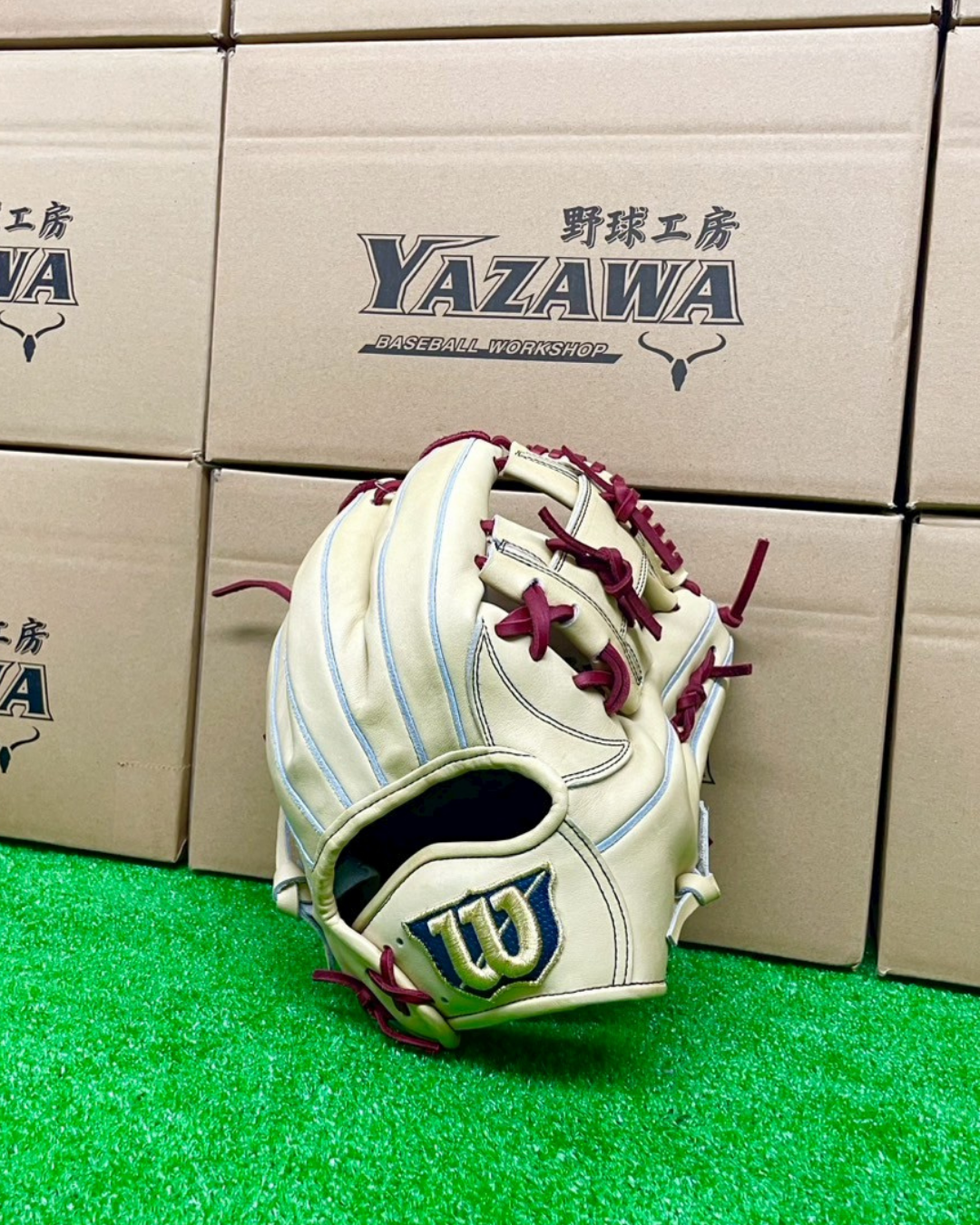 Wilson硬式内野手用 1723型 ブロンド【型付け済み】