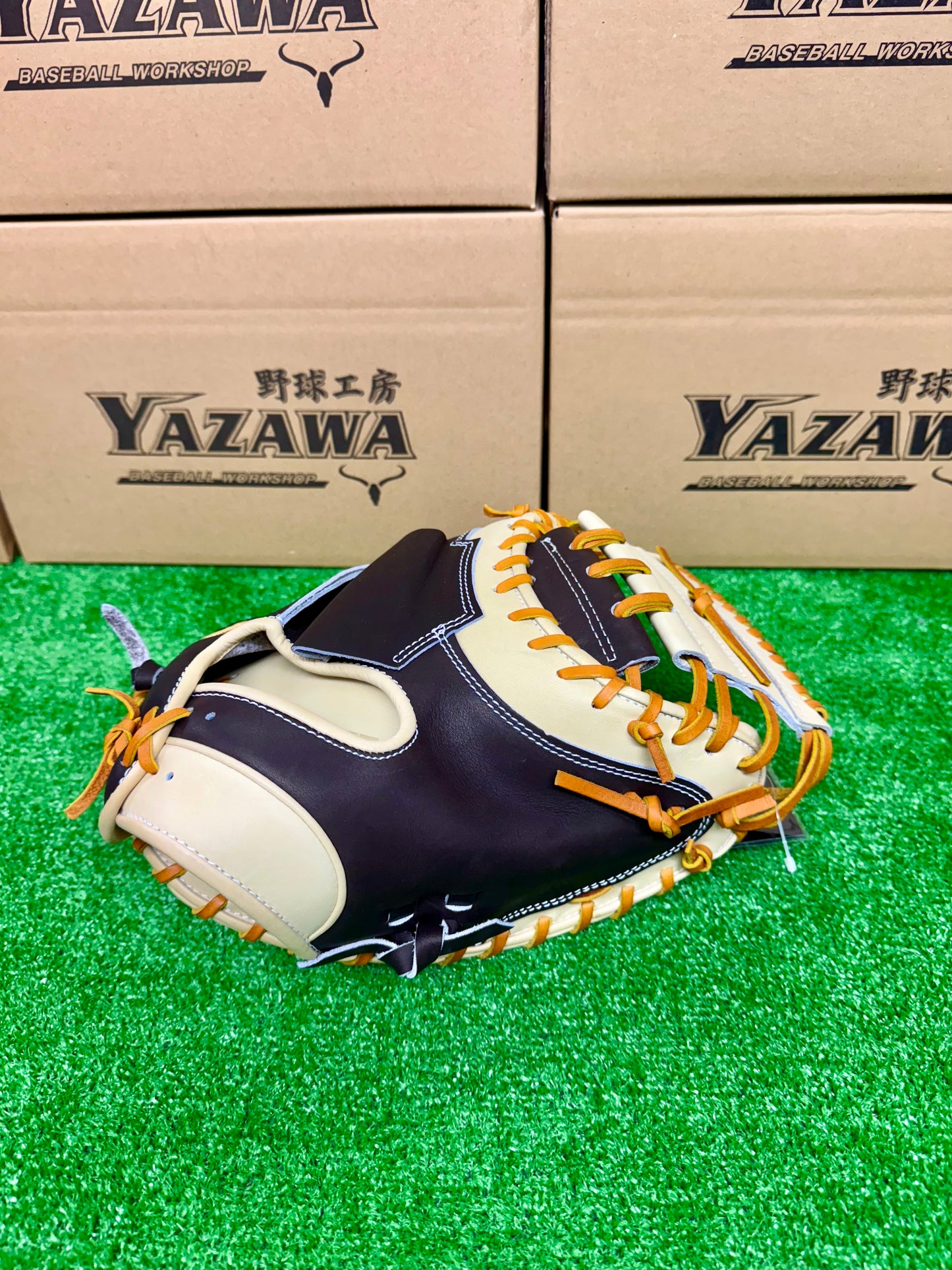 ZETT　限定軟式キャッチャーミット　SCE　BRCB32962F　森モデル　ブラウン×パステルブラウン