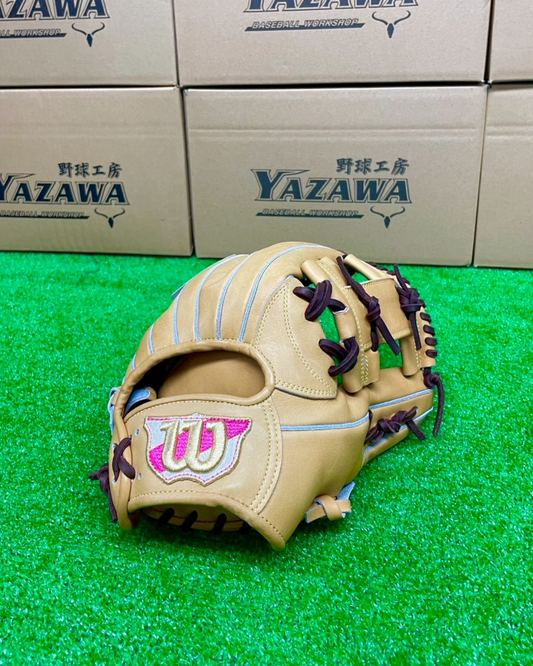 Wilson硬式内野手用87型ヴィンテージタン【型付け済み】