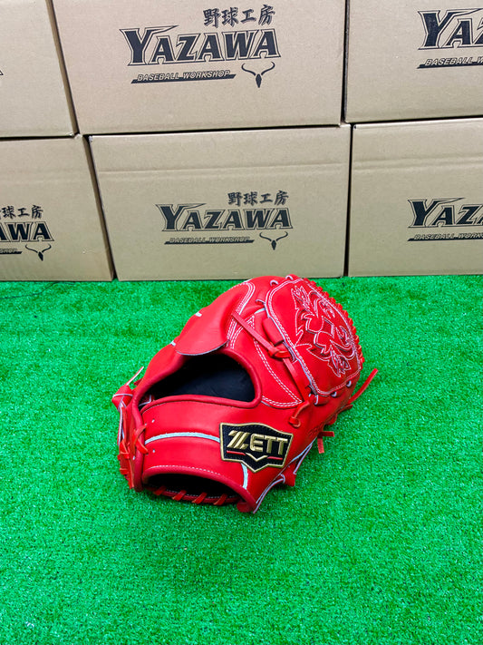 ZETT　限定投手用グラブ　BPROG621S　Dオレンジ