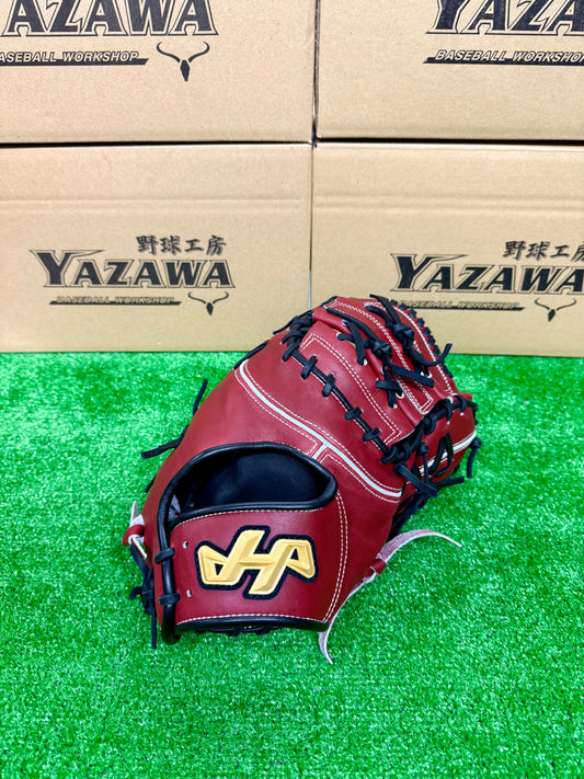 ハタケヤマ　限定軟式ファーストミット　2025PRO-F1　エコロジーブラウン×ブラック【型付け済み】