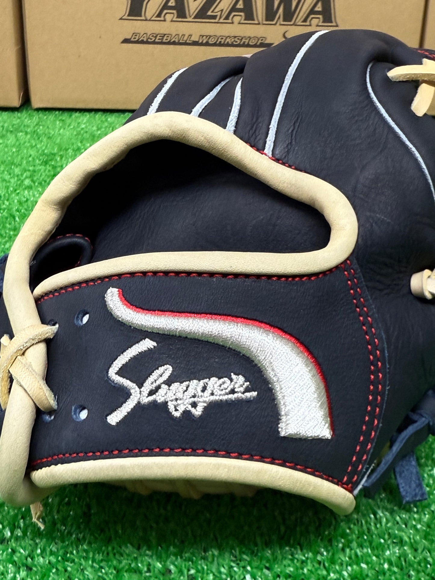 久保田スラッガー  限定軟式SR1【型付け済み】限定直刺繍ラベル