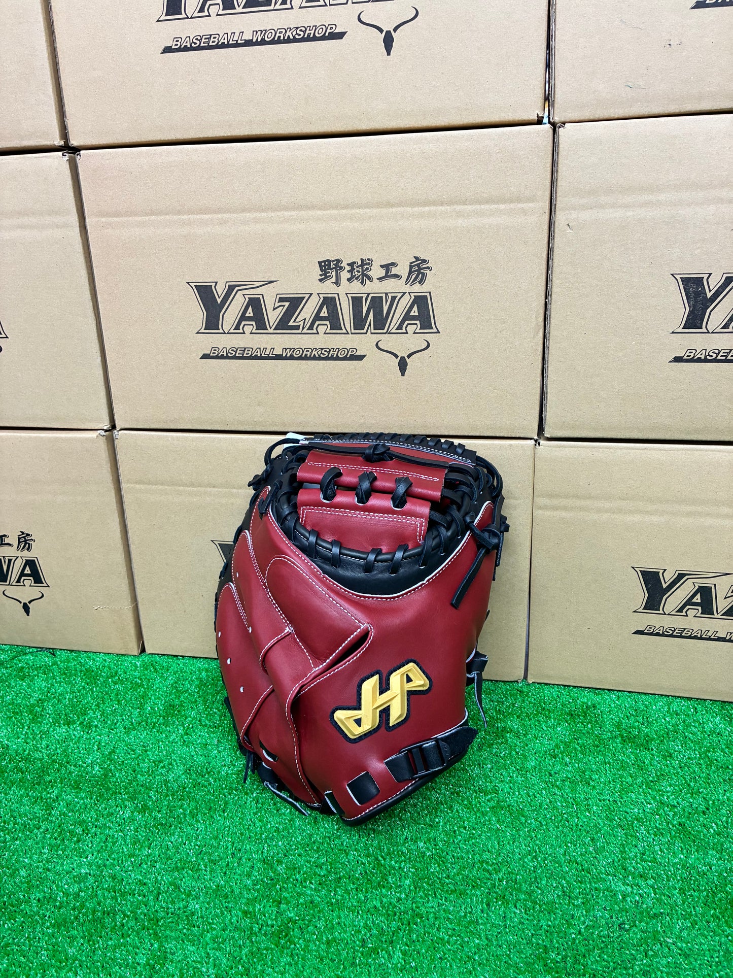 ハタケヤマ　限定軟式キャッチャーミット　2026 PRO-M8A　エンジ×ブラック