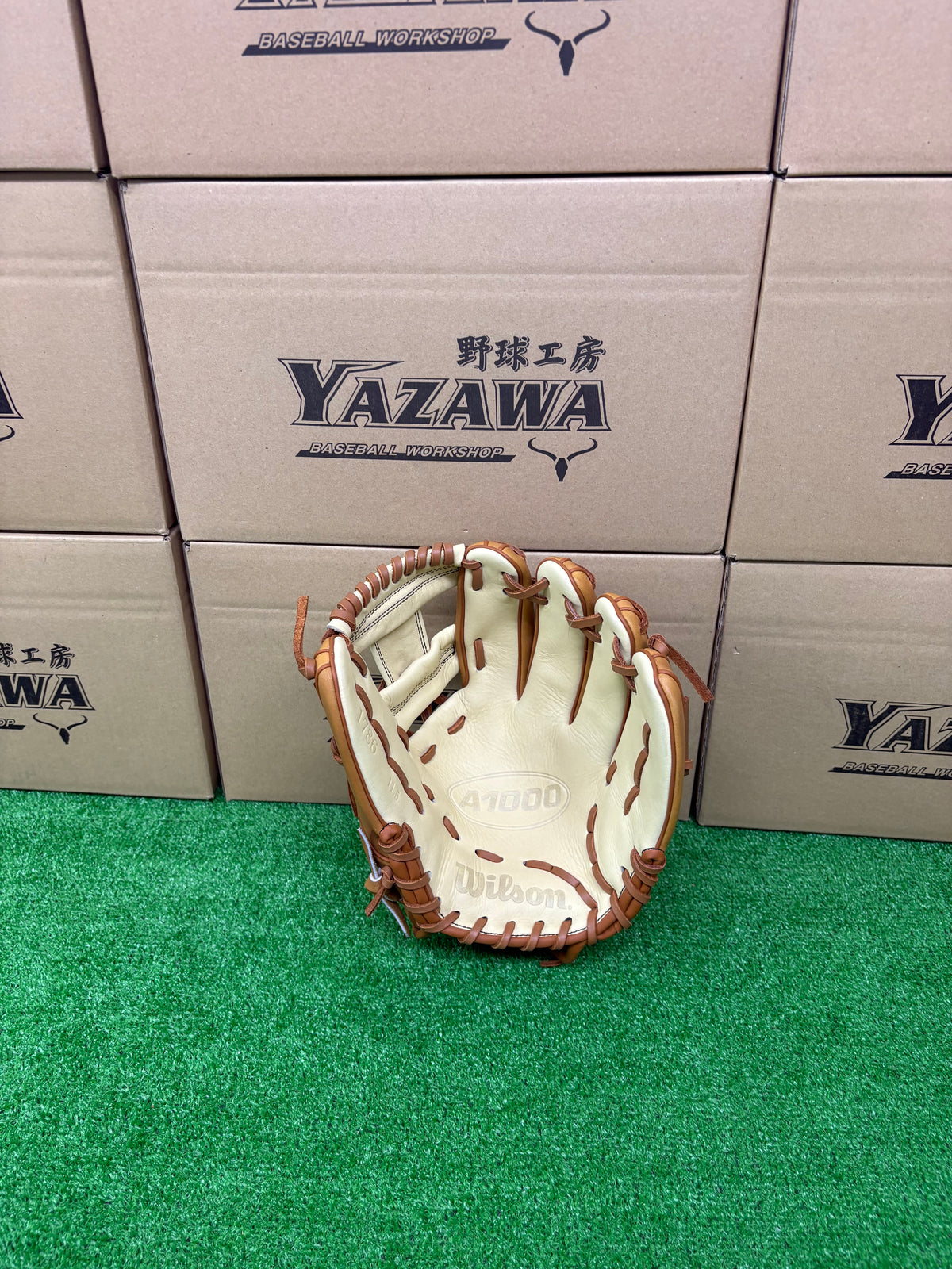 Wilson　軟式内野手用グラブ 【1786型】　ブロンド×Sタン