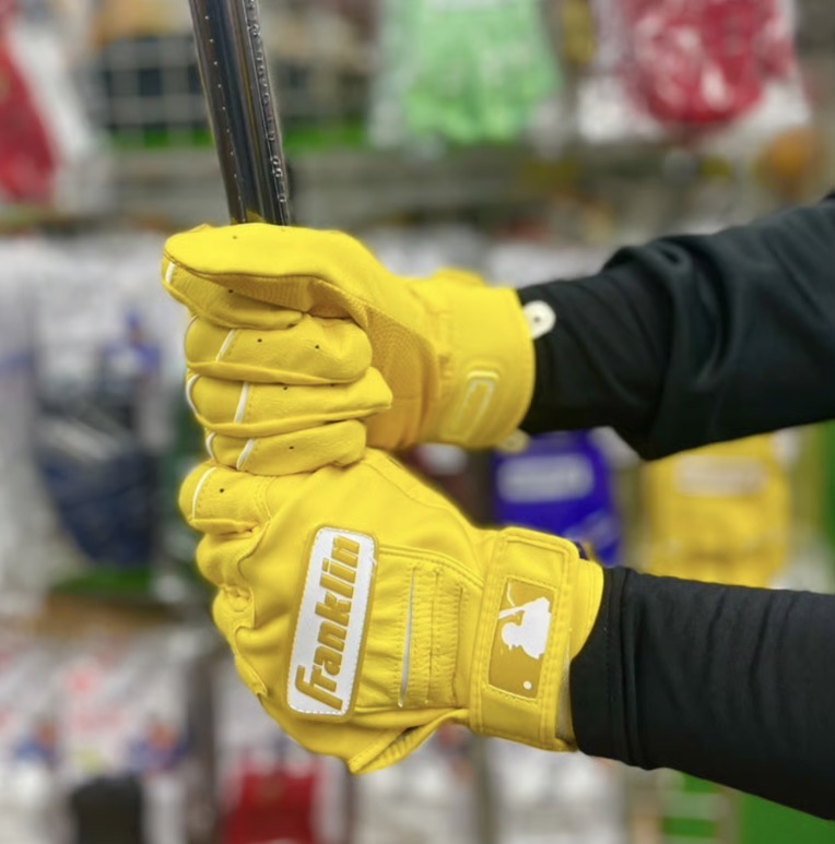 Franklin　バッティング手袋　CFX-PRO　HI-LITE　イエロー