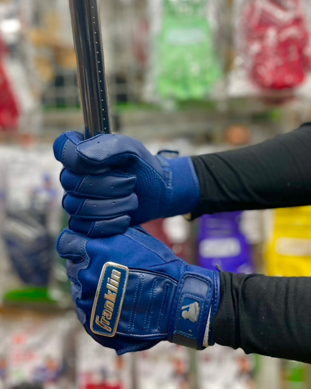 Franklin　バッティング手袋　CFX-PRO　HI-LITE　ネイビー