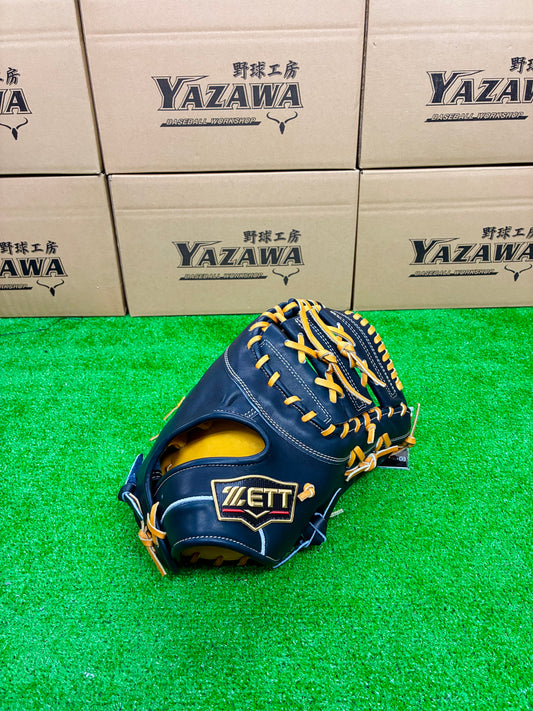 ZETT　限定硬式用ファーストミット　BPROF233SQ（LH）Nブラック