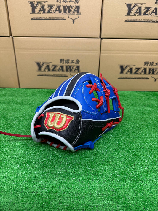 Wilson　少年軟式用グラブ６J型　ロイヤルSS×ブラックSS　