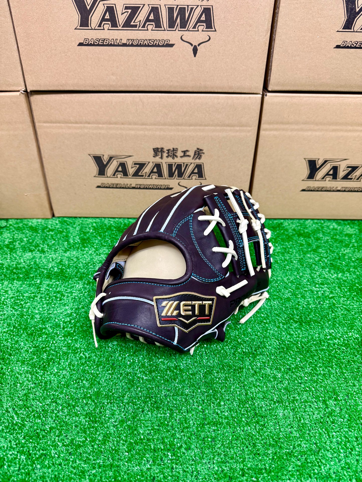 ZETT 限定硬式内野手用グラブ　BPROG565SG　ブラウン×パステルブラウン